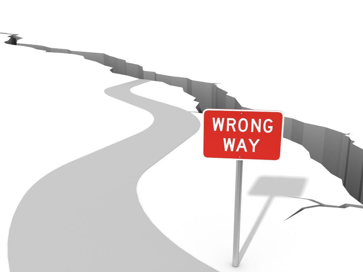interruption wrong way repent