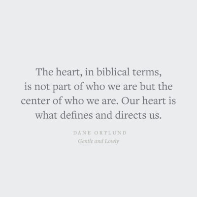 Gentle and Lowly Dane Ortland quote