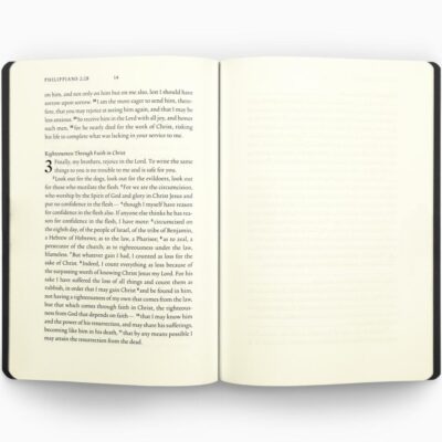 ESV Scripture Journal Philippians bible open inside