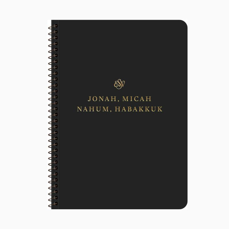 ESV Scripture Journal®, Spiral-Bound Edition: Jonah, Micah, Nahum, and Habakkuk 1 cs sb hab